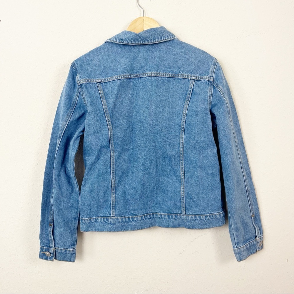 Hudson Blue Button Front Denim Jacket Size Large - Picture 4 of 4